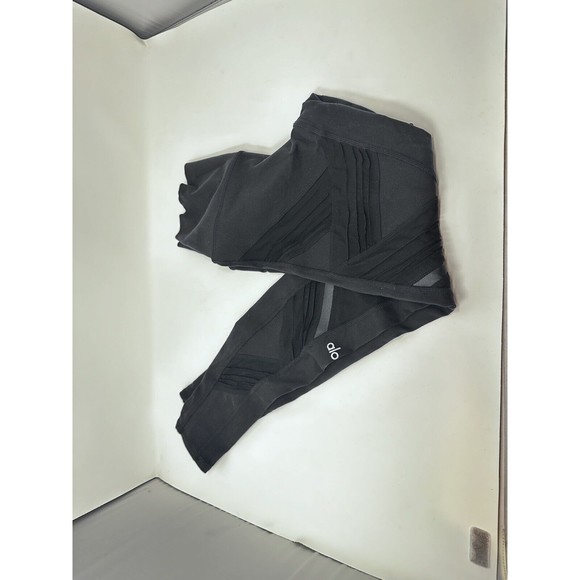 ALO motto Black High-Waist Moto Legging - Picture 12 of 15